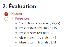 Traitement des listes de présences